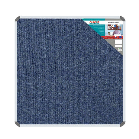 Bulletin Board Ribbed Aluminium Frame (1200x1200mm – Denim)