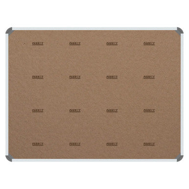 Product Bulletin Board Ribbed Aluminium Frame, 1200 x 900 mm in Palm Colour with a Sturdy Aluminium Frame and Textured Surface.