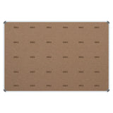 Bulletin Board Ribbed Aluminium Frame (1500x1200mm – Denim)