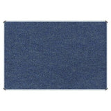 Bulletin Board Ribbed Aluminium Frame (1500x1200mm – Denim)