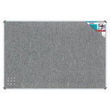 Bulletin Board Ribbed Aluminium Frame (1500x1200mm – Laurel)