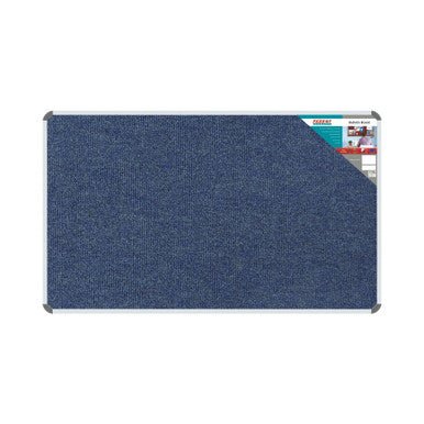 Bulletin Board Ribbed Aluminium Frame (1500x900mm – Denim)