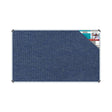 Bulletin Board Ribbed Aluminium Frame (1500x900mm – Denim)