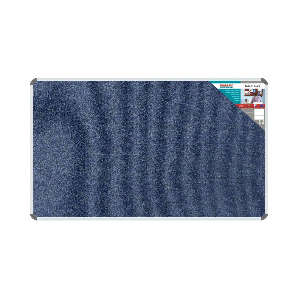 Bulletin Board Ribbed Aluminium Frame (1500x900mm – Denim)