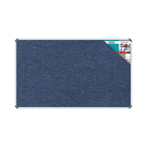 Bulletin Board Ribbed Aluminium Frame (1500x900mm – Denim)