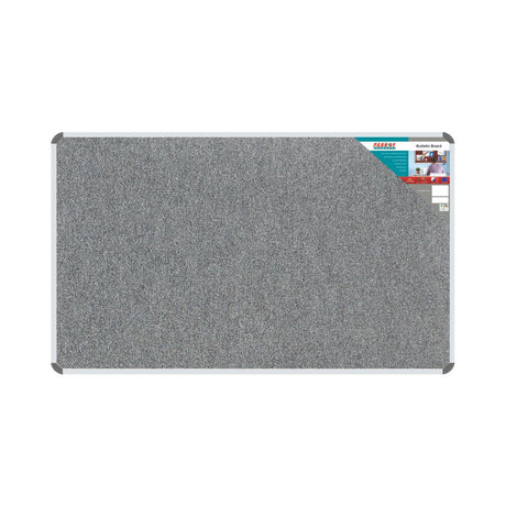 Bulletin Board Ribbed Aluminium Frame (1500x900mm - Laurel) - Office Stock Group