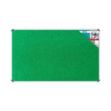 Bulletin Board Ribbed Aluminium Frame (1500x900mm – Palm)