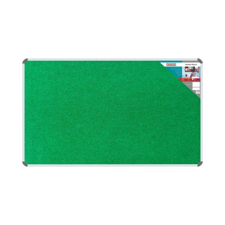 Bulletin Board Ribbed Aluminium Frame (1500x900mm - Palm) - Office Stock Group