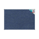 Bulletin Board Ribbed Aluminium Frame (1800x1200mm – Denim)