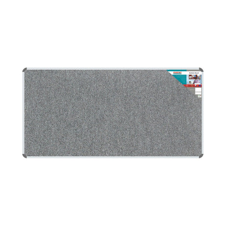 Bulletin Board Ribbed Aluminium Frame (1800x900mm - Laurel) - Office Stock Group