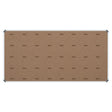 Bulletin Board Ribbed Aluminium Frame (2000x1200mm – Denim)