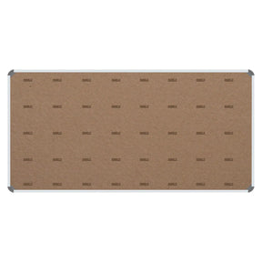 Bulletin Board Ribbed Aluminium Frame (2000x1200mm – Denim)
