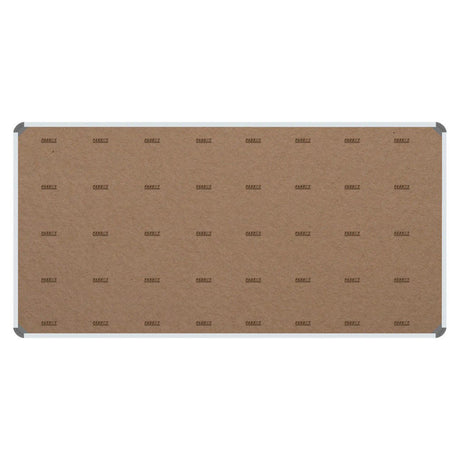 Bulletin Board Ribbed Aluminium Frame (2000x1200mm – Denim)