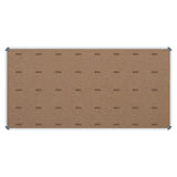 Bulletin Board Ribbed Aluminium Frame (2000x1200mm - Denim)