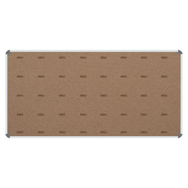 Bulletin Board Ribbed Aluminium Frame (2000x1200mm - Denim) - Additional View 4