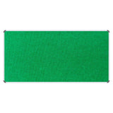 Bulletin Board Ribbed Aluminium Frame (2000x1200mm - Palm)
