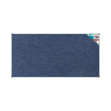 Bulletin Board Ribbed Aluminium Frame (2400x1200mm – Denim)