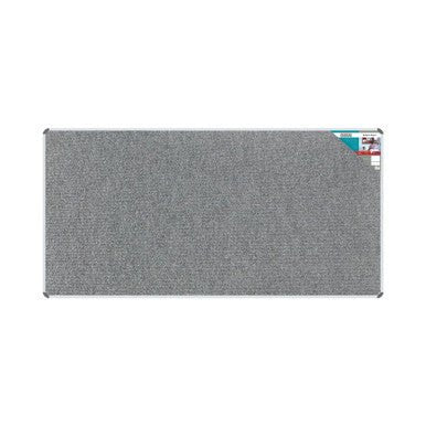 Bulletin Board Ribbed Aluminium Frame (2400x1200mm – Laurel)
