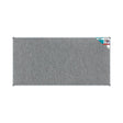 Bulletin Board Ribbed Aluminium Frame (2400x1200mm – Laurel)