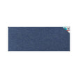 Bulletin Board Ribbed Aluminium Frame (3000x1200mm – Denim)