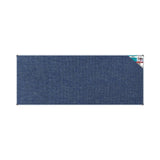 Bulletin Board Ribbed Aluminium Frame (3000x1200mm – Denim)