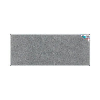 Bulletin Board Ribbed Aluminium Frame (3000x1200mm - Laurel)