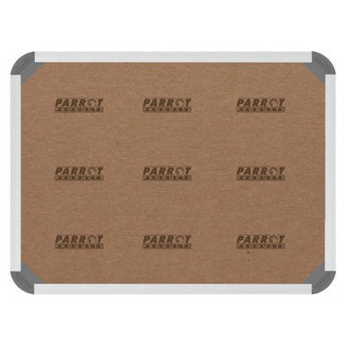 Bulletin Board Ribbed Aluminium Frame (600x450mm – Denim)