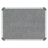 Bulletin Board Ribbed Aluminium Frame (600x450mm – Laurel)