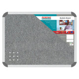Bulletin Board Ribbed Aluminium Frame (600x450mm - Laurel)