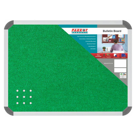 Bulletin Board Ribbed Aluminium Frame (600x450mm – Palm)