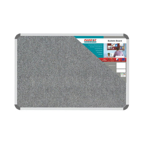 Bulletin Board Ribbed Aluminium Frame (900x600mm – Laurel)