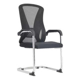 C4012B Black Mesh with Chrome Frame Visitor Office Chair