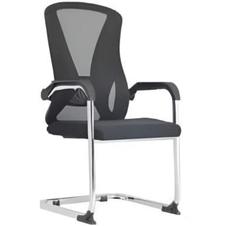 C4014B Black Mesh with Chrome Frame Visitor Office Chair