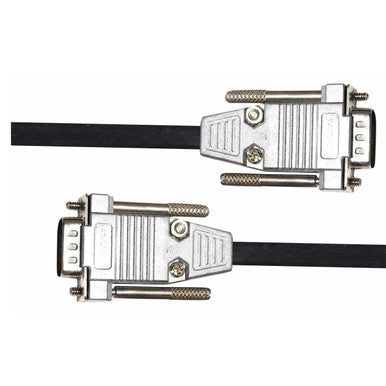 Cable - 15 Pin Male to Female VGA (20M) INSTAL2B, Black Cable with Metallic VGA Connectors on Both Ends.