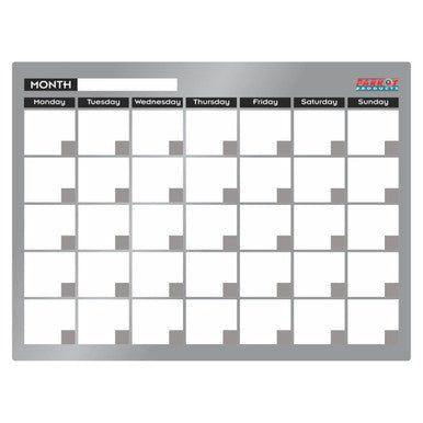 Cast Acrylic Monthly Planner (Cast Acrylic – 600 x 450mm)
