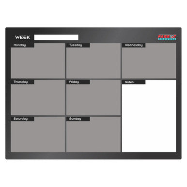 Cast Acrylic Weekly Planner (Cast Acrylic - 600 x 450mm)
