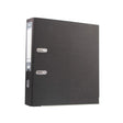 LEVER ARCH FILE A4 76MM HALF COATED RADO LOCK & METAL PROTECTIVE RAIL. PP (BLACK) - Office Stock Group