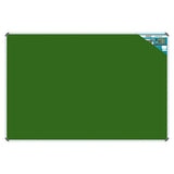 Chalk Board Non-Magnetic, Aluminium Frame - 1500 x 1200 mm, Clean Green Surface for Writing or Displaying Information.