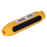 Chalk Holder Plastic Single Unit CH0001Y, Yellow Plastic Chalk Holder with Black Grip Area and Barcode Label.