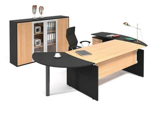 Chicago Executive Desk in Veneer Wood