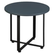 Chris Laptop Table Round Leather Top