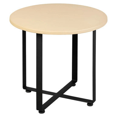 Chris Laptop Table Round Leather Top