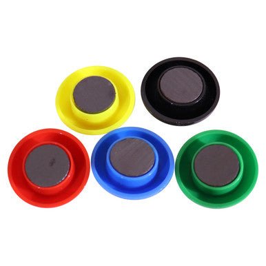 Circular Magnets (5 Per Card – Assorted – Size: 30mm)
