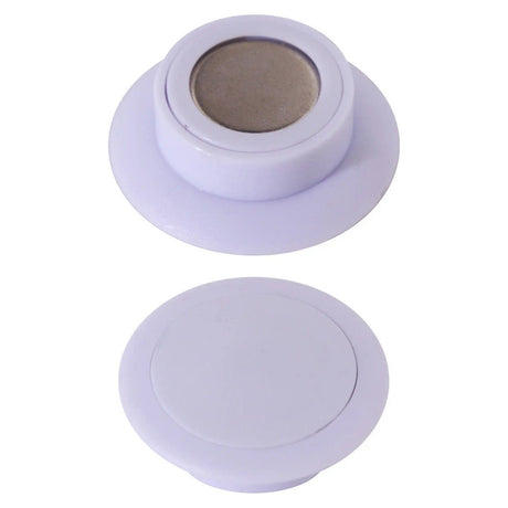 Circular Magnets (Extra Strong – 5 Per Card – White – Size:30mm)