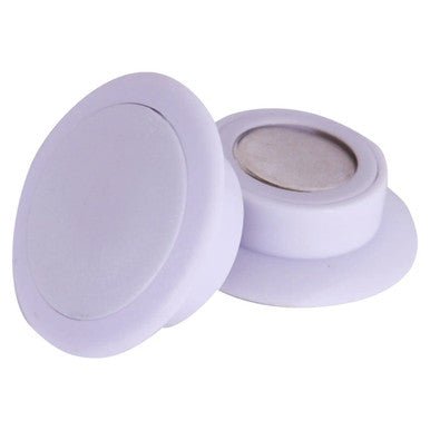 Circular Magnets (Extra Strong – 5 Per Card – White – Size:30mm)