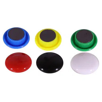 Circular Magnets (6 per Card - Assorted - Size: 20mm) - Additional View 2