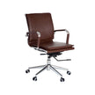 Classic Eames Flat Cushion Medium-back Chair