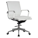 Classic Eames Flat Cushion Medium-Back Office Chair