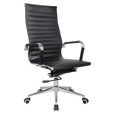 Classic Eames Ribbed High-Back Office Chair