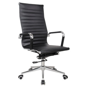 Classic Eames Ribbed High-Back Office Chair